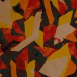 Abstrakce - malba temperou